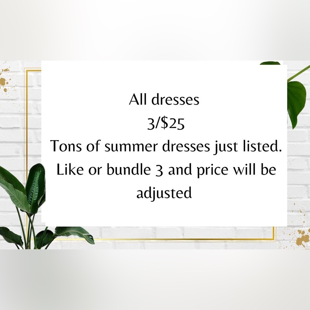 Huge closet clean out. Tons of super cute summer dresses to choose from.